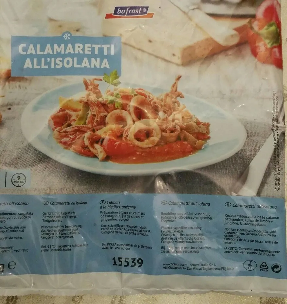 Calamaretti all'isolana