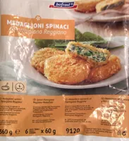 Medaglioni spinaci e parmigiano reggiano