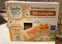 Tartines craquantes blé complet