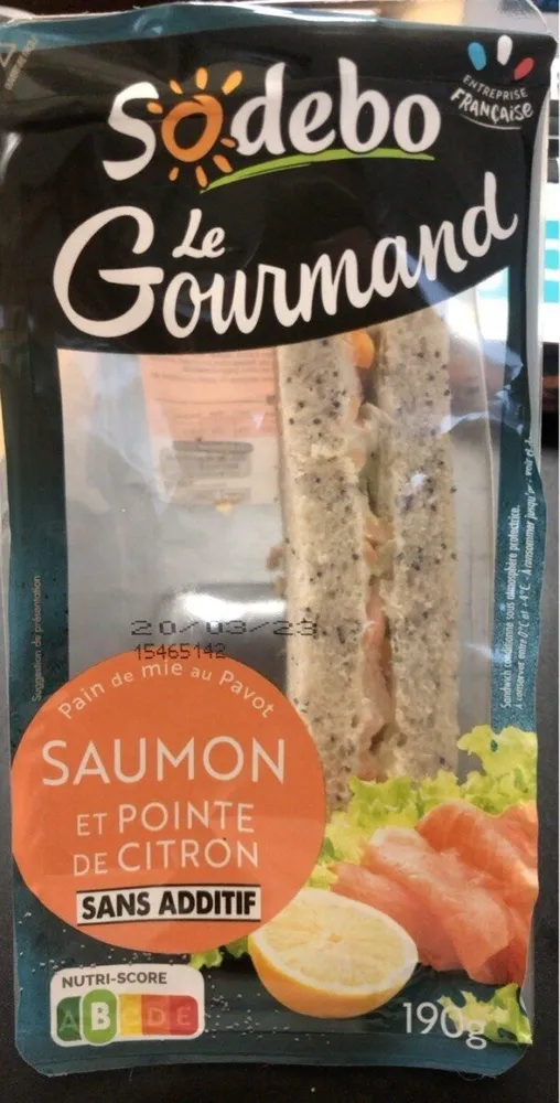 Sandwich saumon