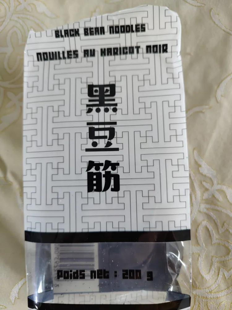 BLACK BEAN NOODLES NOUILLES AU HARICOT NOIR