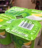 Yaourt au lait entier saveur citron