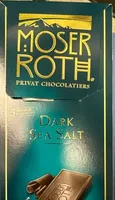 Dark chocolate sea salt