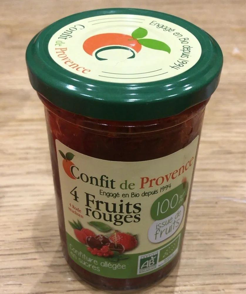 4 fruits rouges