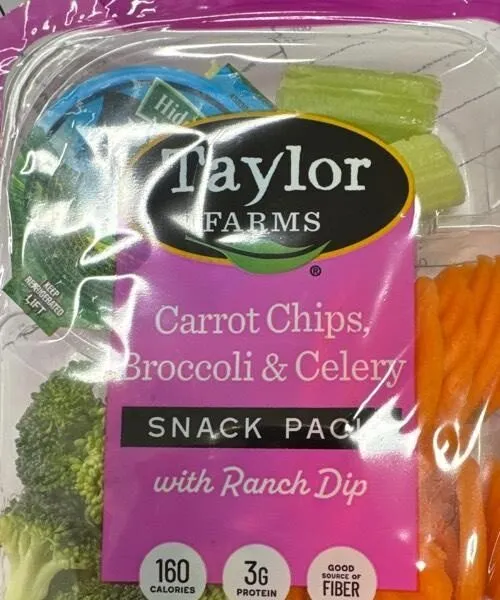 Veggie snack plate