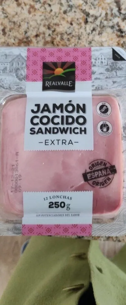 Jamón cocido Sándwich extra
