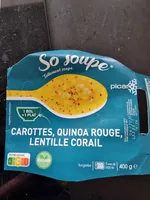 CAROTTES, QUINOA ROUGE, LENTILLE CORAIL