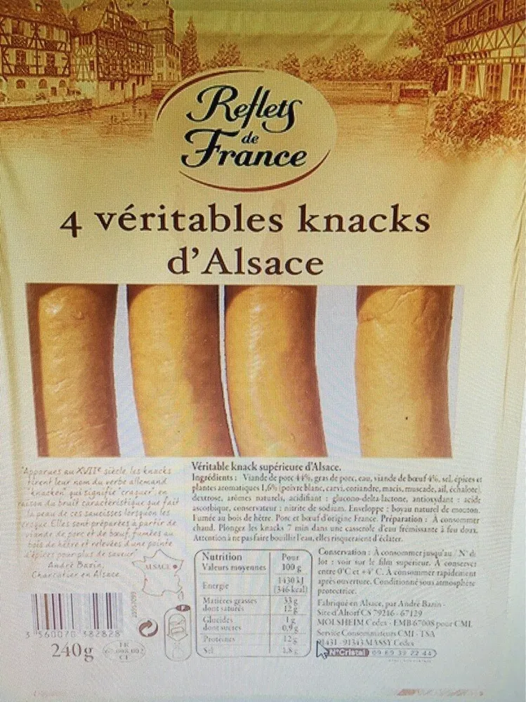 Veritable knacks d'Alsace