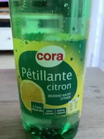 Eau pétillante citron