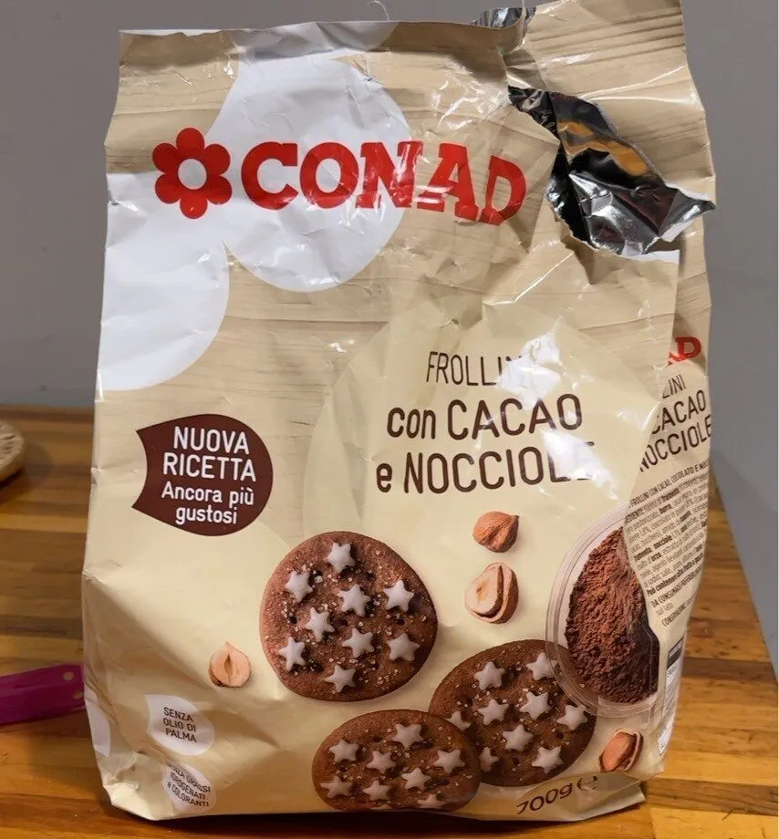 Biscotti frollini con cacao