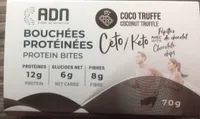 Keto coconut truffle protein bites