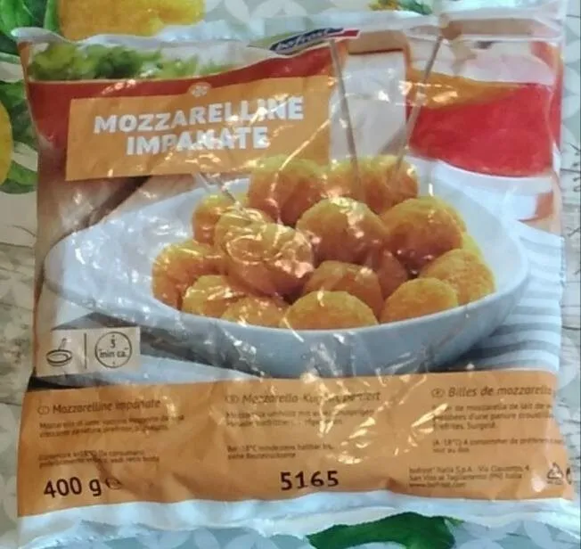 Mozzarelline impanate