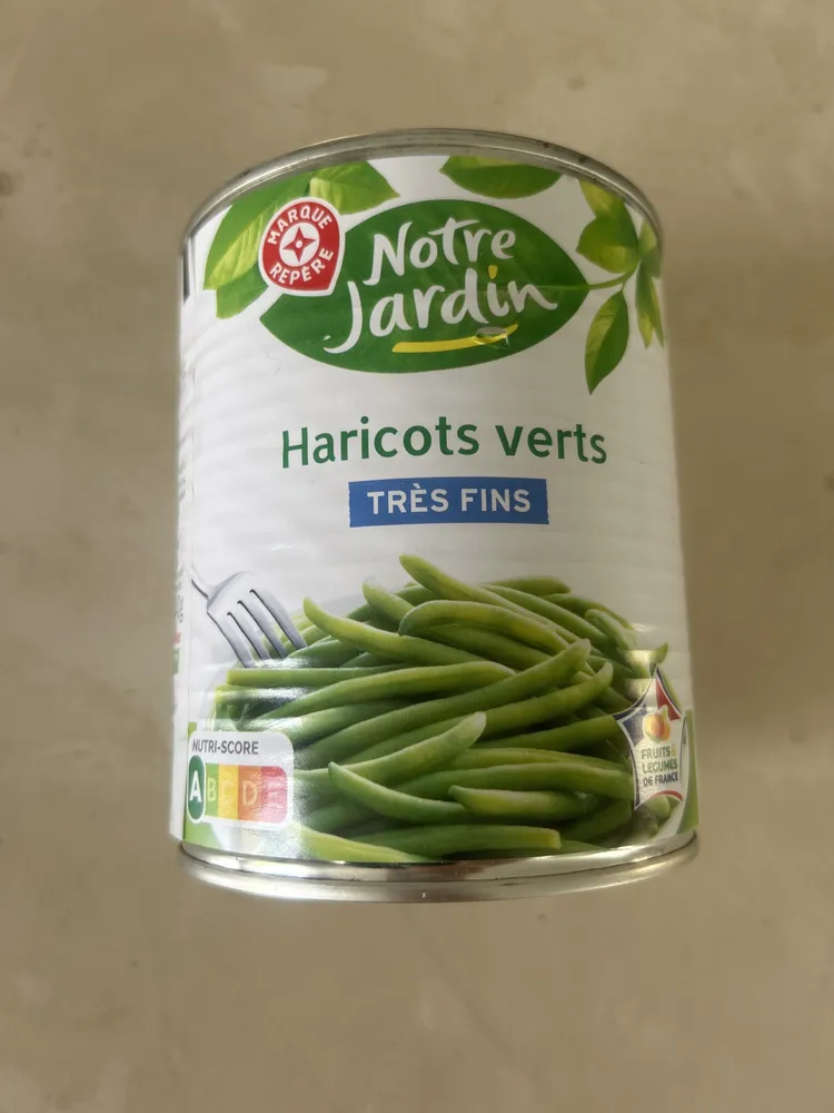 Haricots verts TRÈS FINS