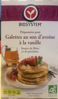 Preparation pour Galette au son d’avoine à la vanille