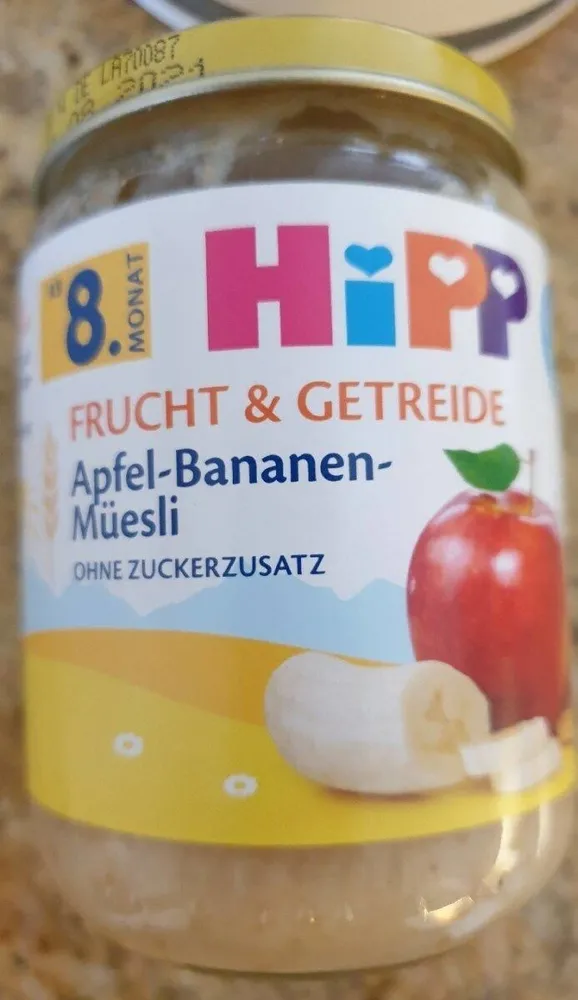Apfel-Bananen-Müsli