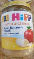 Apfel-Bananen-Müsli