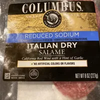 Reduced sodium salami
