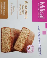 barres saveur praliné