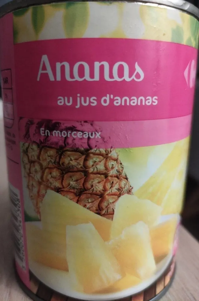 Ananas au jus d'ananas