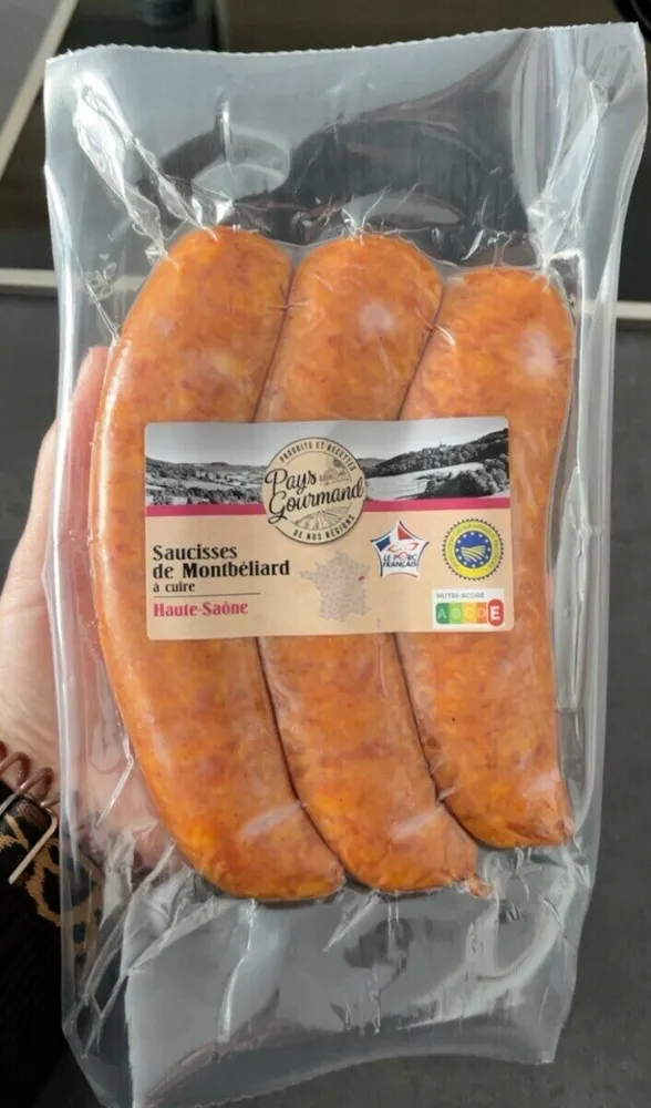 Saucisse de montbéliard