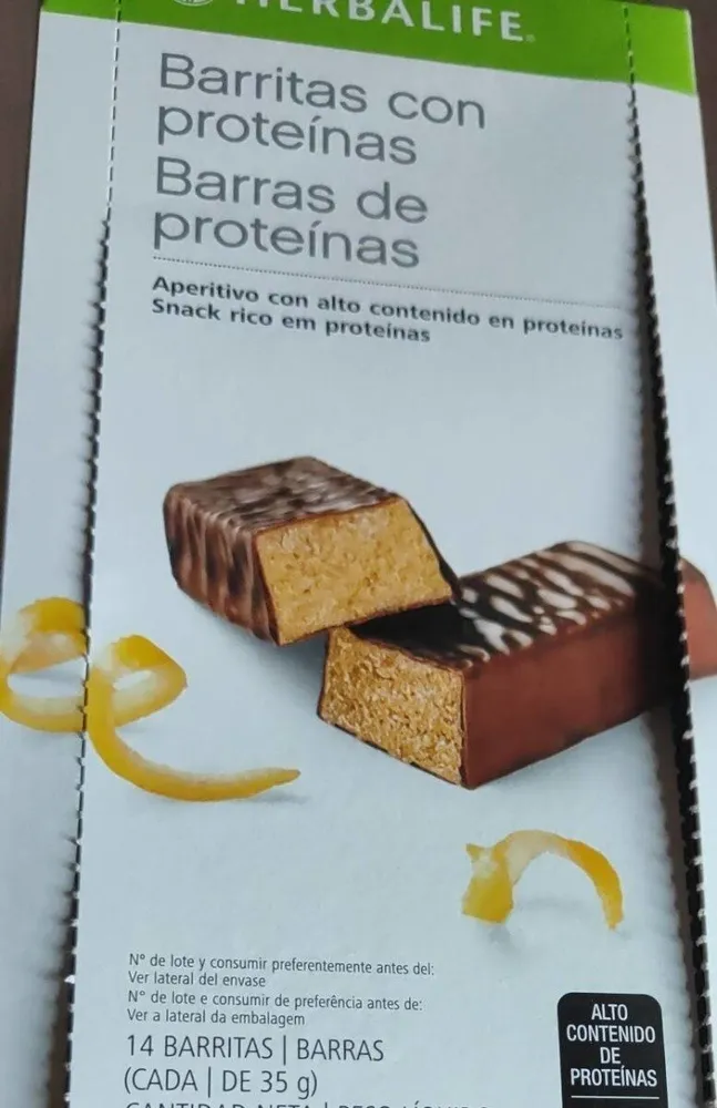Barrita con proteínas
