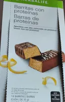 Barrita con proteínas