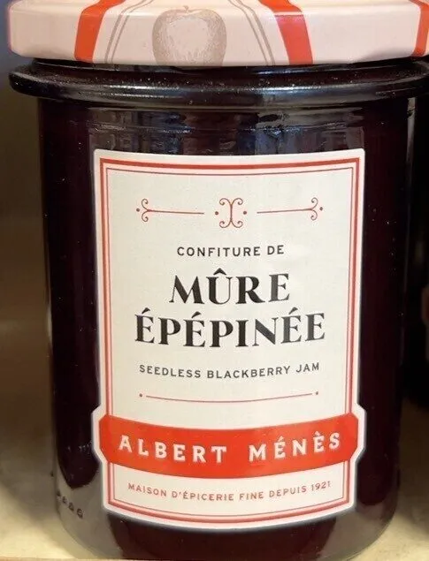 Confiture a la mûre épépinée