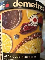 Lemon Curd Blueberry ice cream