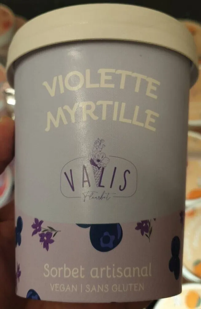 Sorbet Violette-Myrtille