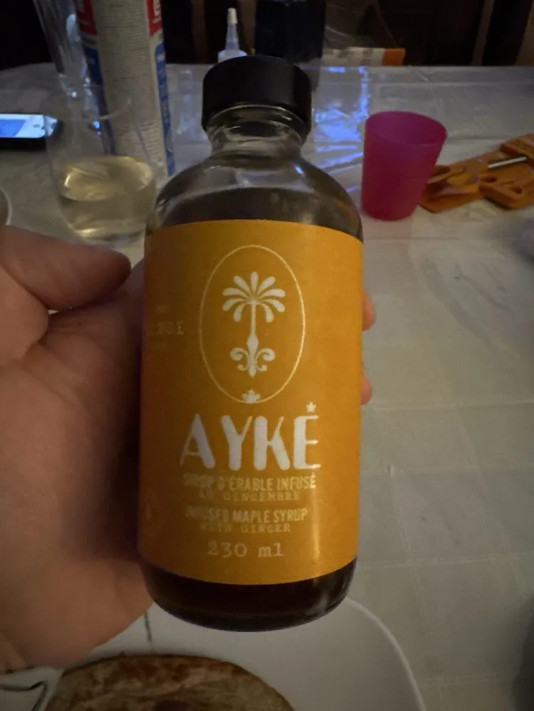 Sirop D’érable Infusé Au Gingembre