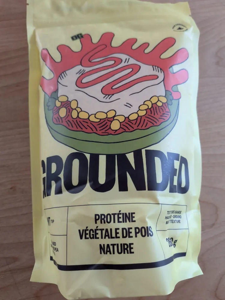 Plant based unseasoned pea protein