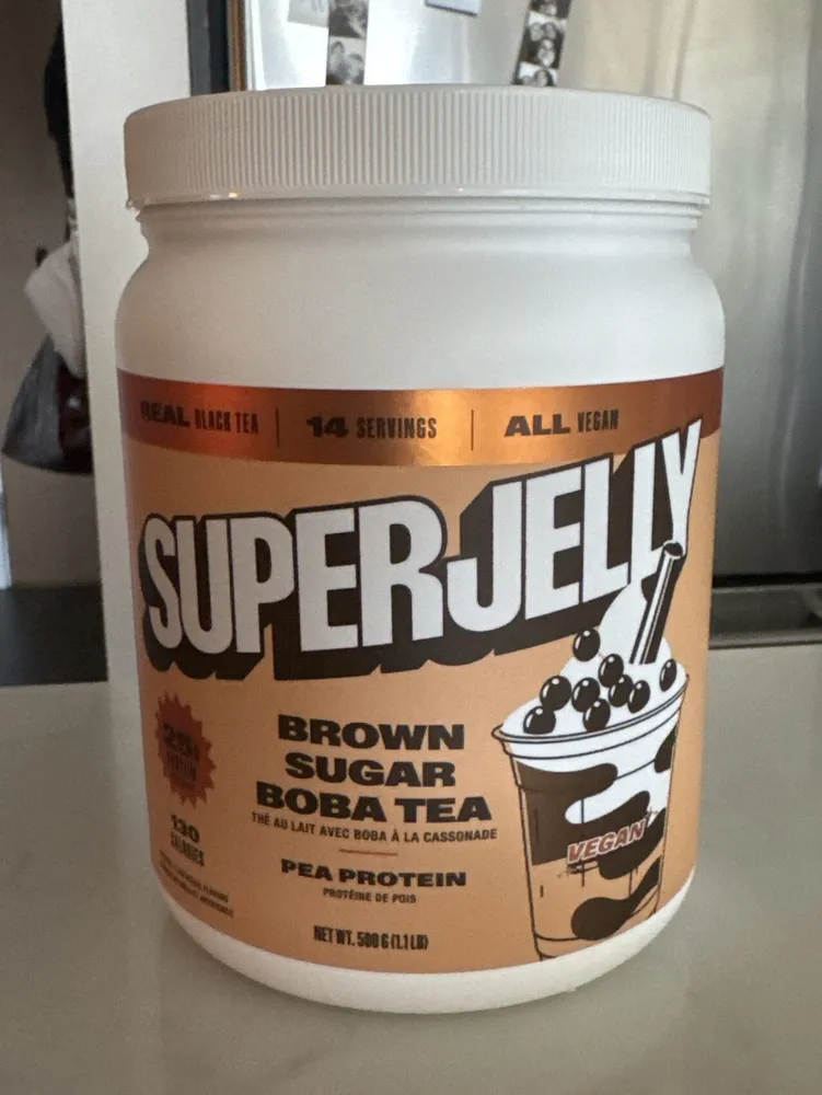 Brown Sugar Tea Boba Pea Protein