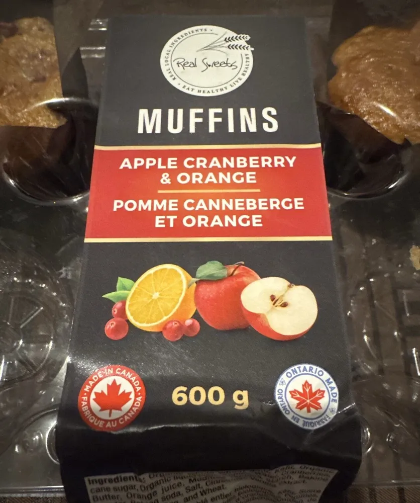 Apple Cranberry & Orange Muffin