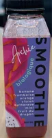 Smoothie biologique banane framboise