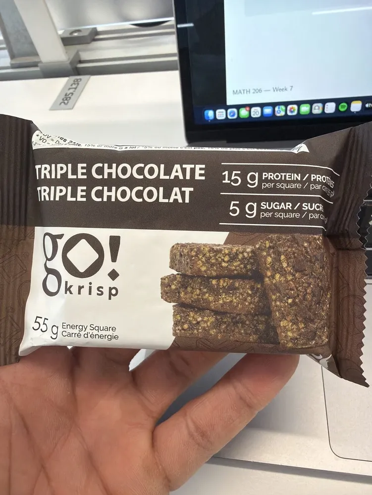 Triple Chocolate Energy Square