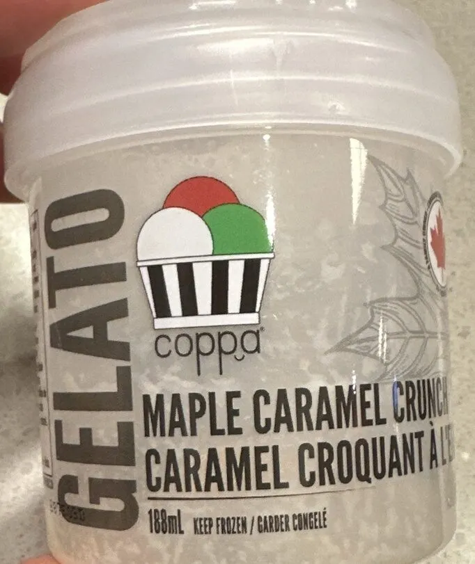 Maple Caramel Crunch Gelato