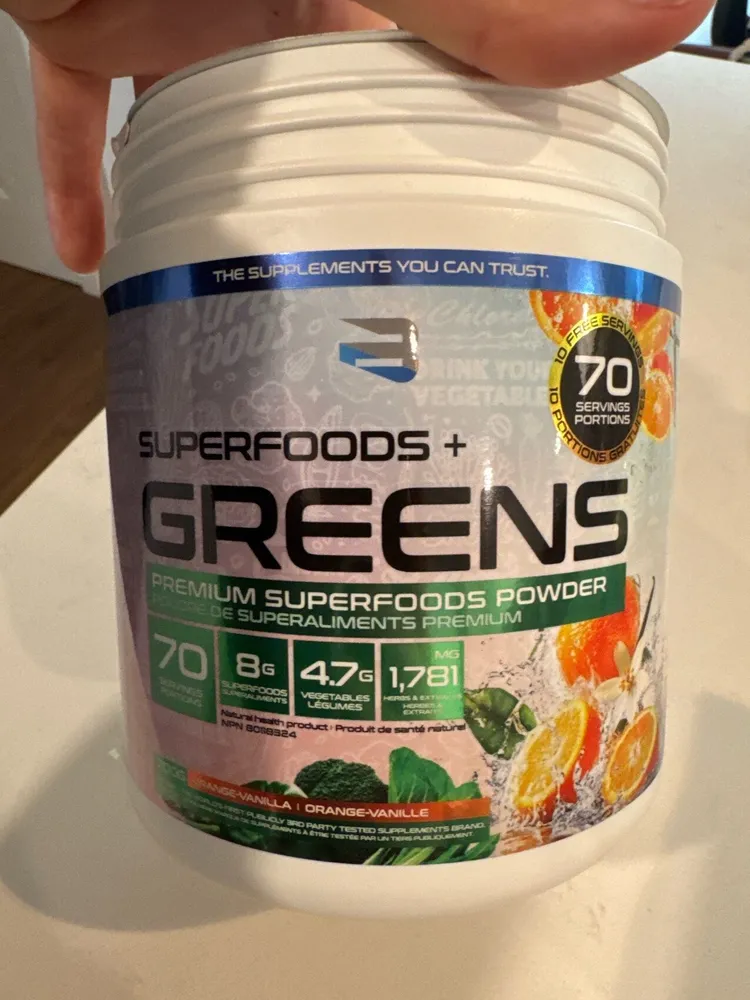 Superfoods Greens Orange-vanilla