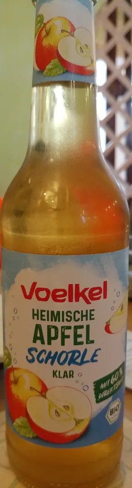 Heimische Apfelschorle Klar