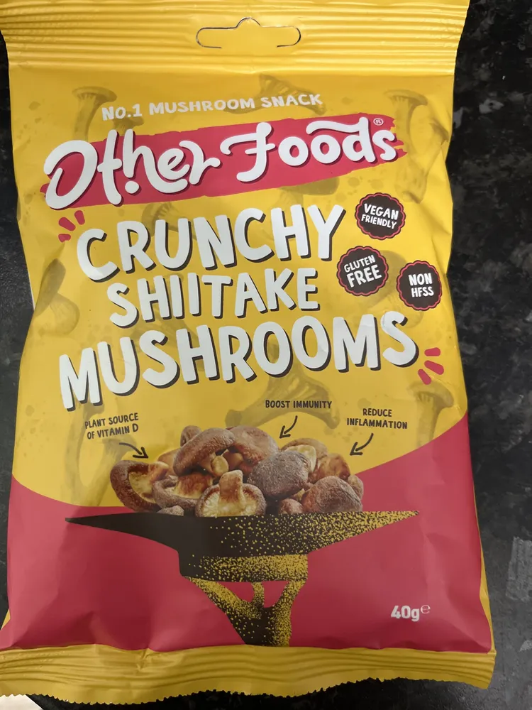 crunchy shiitake mushrooms
