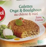 Galettes orge chevre miel