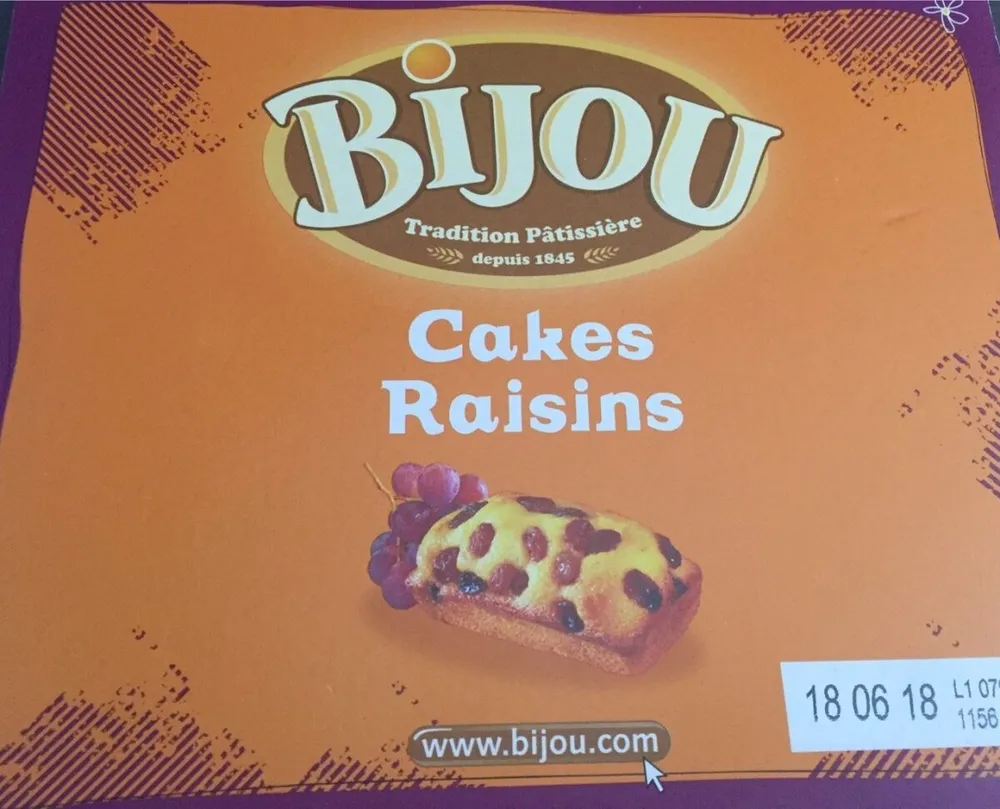 Cakes raisins