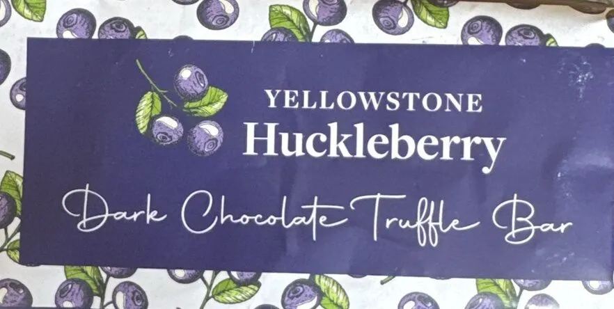 Huckleberry Dark Chocolate Truffle Bar
