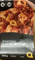 Rigatonis à la bolognaise