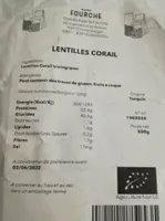 Lentilles corail