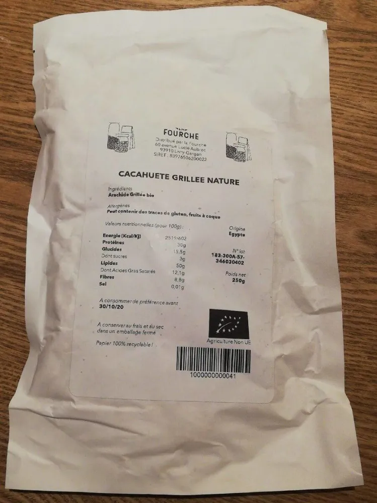 Cacahuète grillée nature vrac