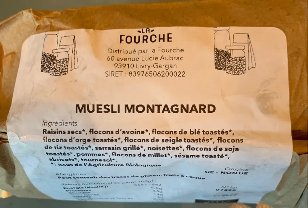Muesli montagnard