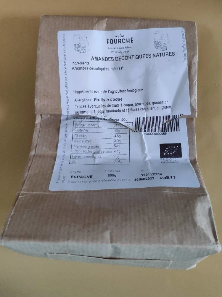 Amandes Décortiquées