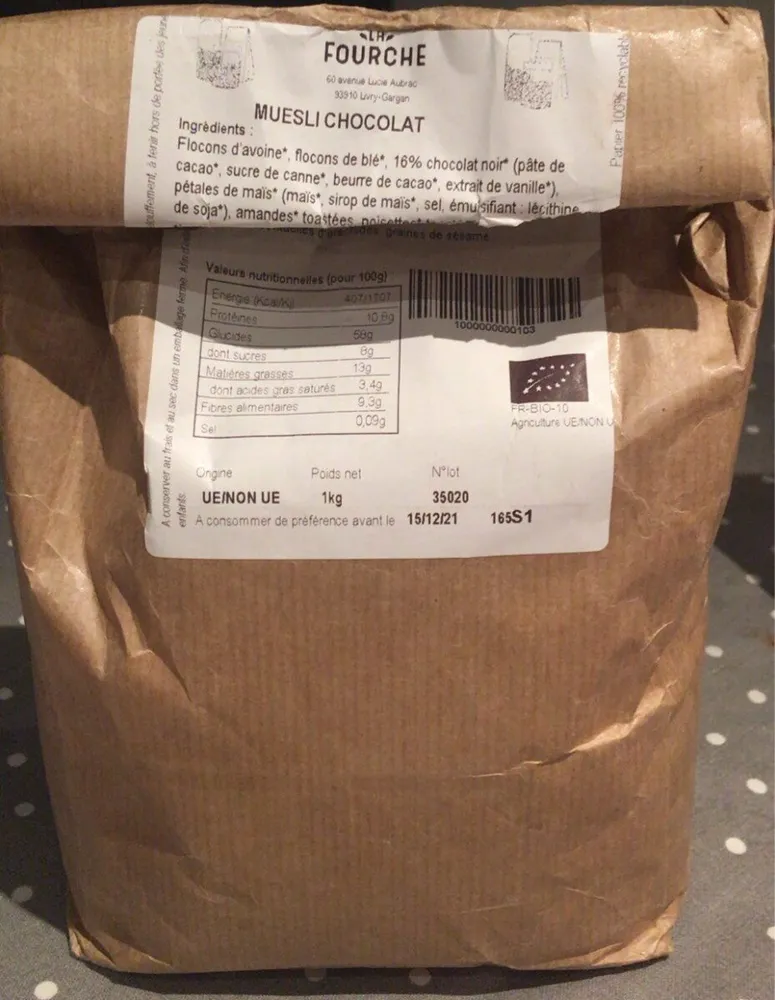 Muesli chocolat