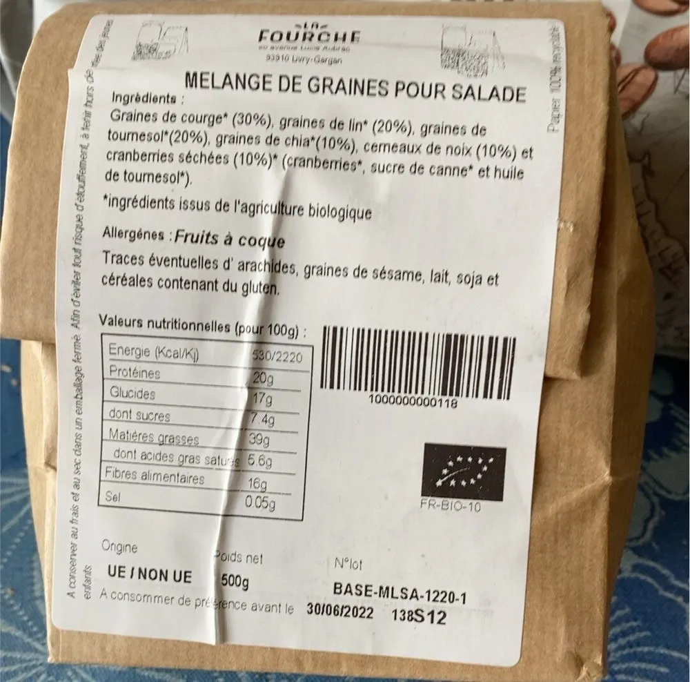 Mélange de graines pour salade