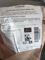 Palets de Chocolat Noir 70%
